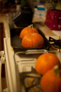 Baking pumpkins
